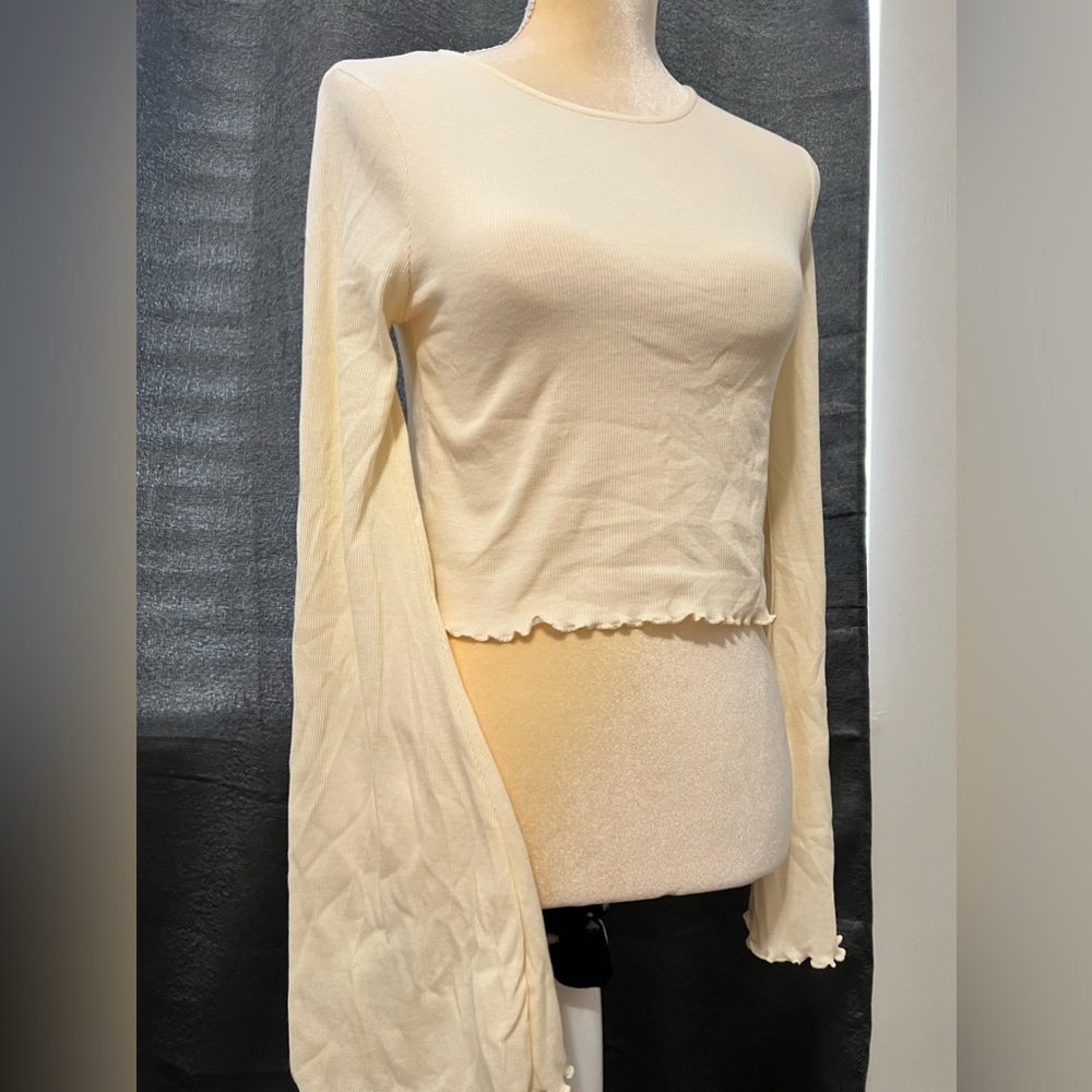 BDG bell sleeve crop
